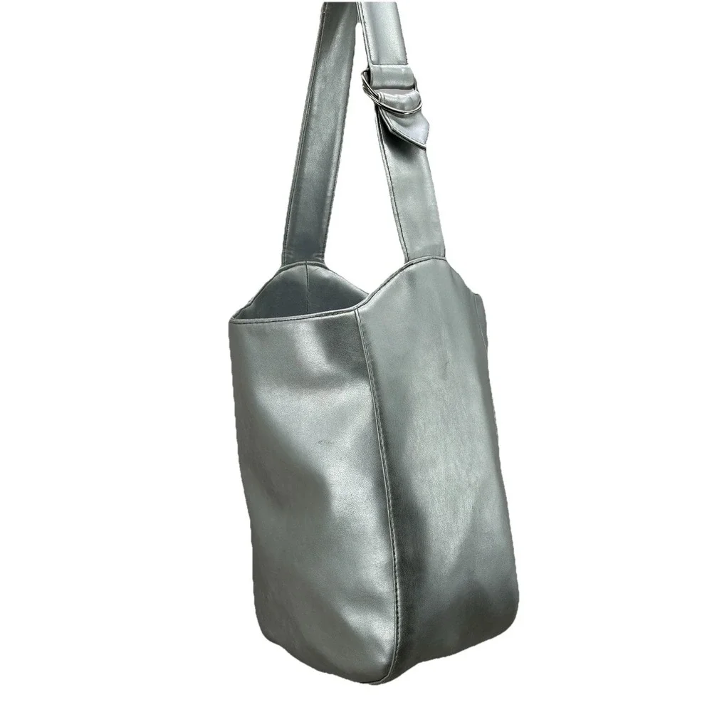Neiman Marcus Silver Hobo Bag